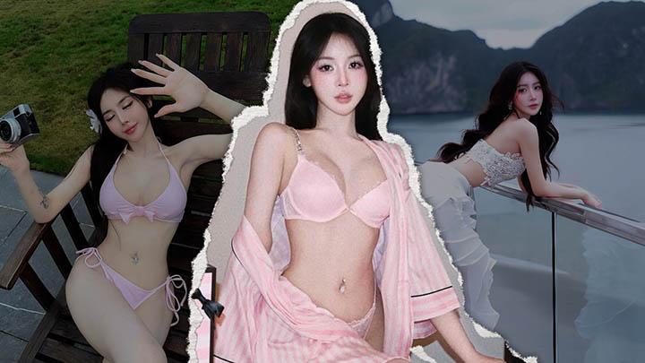 Vào “vibe” công chúa nữ tính, cô nàng vẫn khoe dáng “đồng hồ cát” cực chuẩn- Ảnh 1.