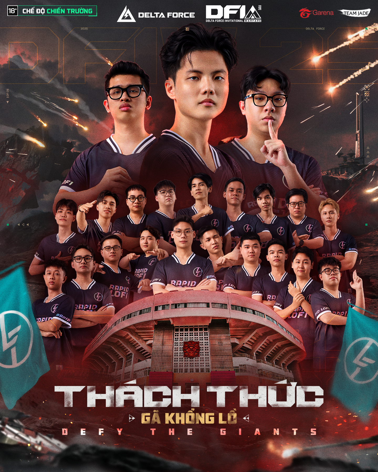 Rapid Lofi tham gia tranh tài cùng các đội tuyển quốc tế