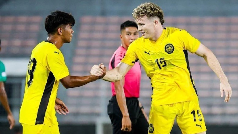 Tierney (15) là cầu thủ cực kỳ quan trọng với U22 Malaysia
