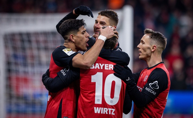 Leverkusen đang hưng phấn sau khi loại Dortmund tại giải DFB-Pokal