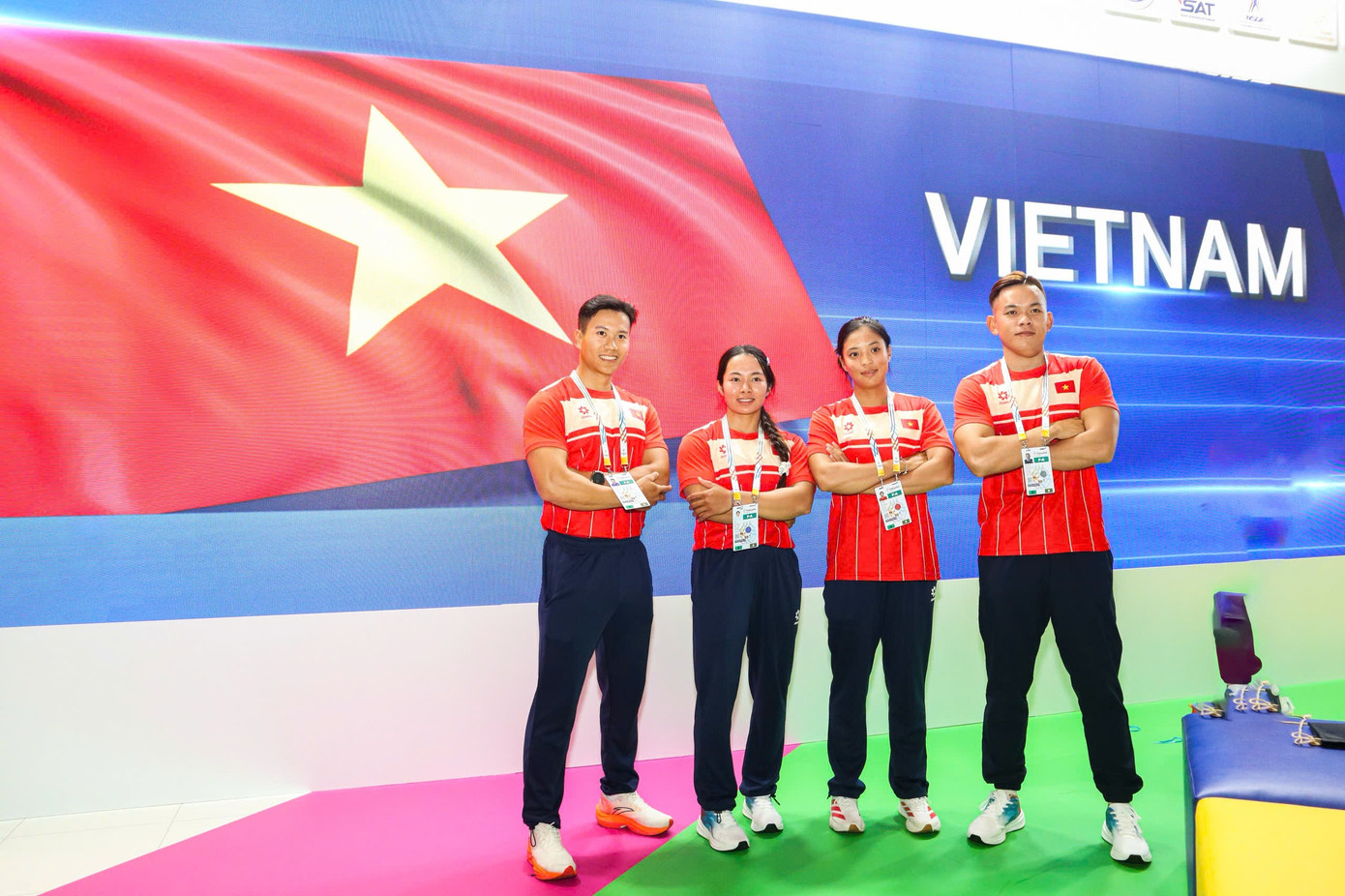 Tiếp nhận đoàn thể thao Việt Nam