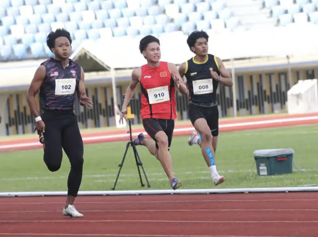 Danish Irfan đạt huy chương bạc 100m ASG