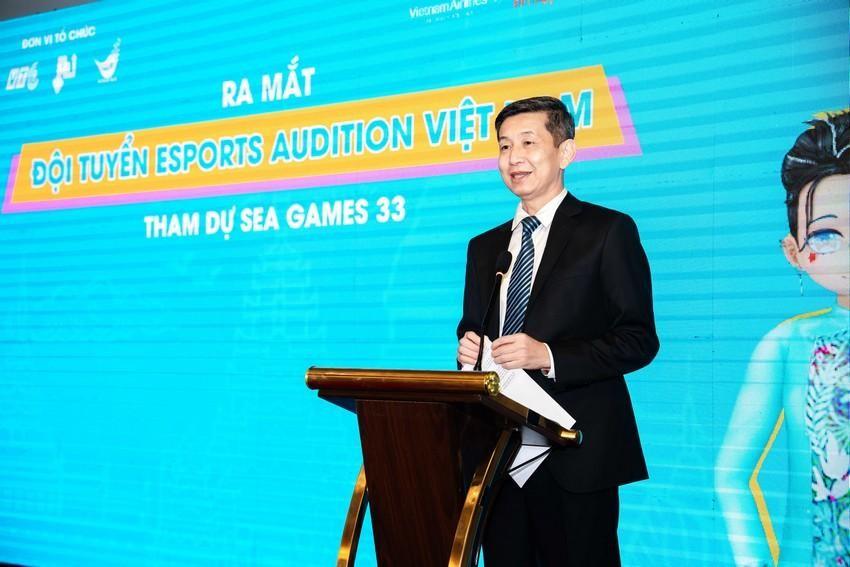 Ông Nguyễn Danh Hoàng Việt – Cục trưởng Cục TDTT Việt Nam phát biểu tại buổi lễ
