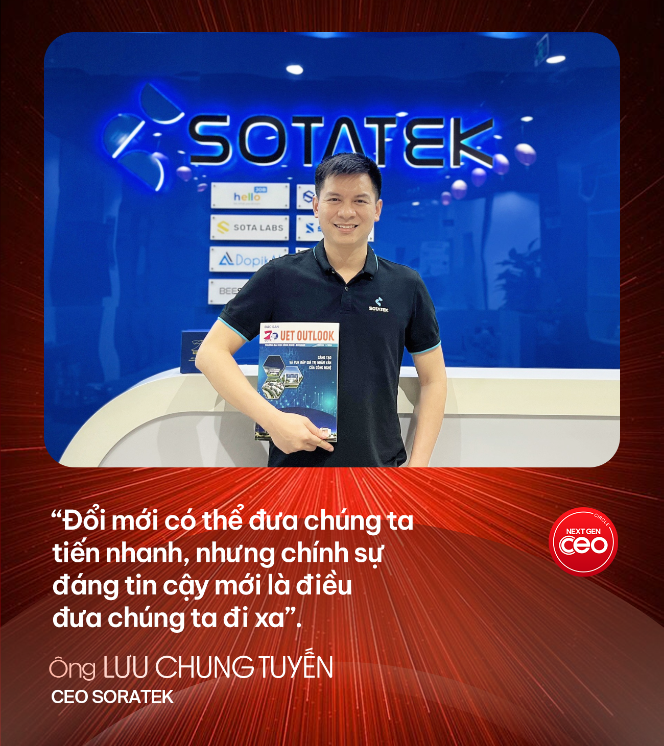 CEO Lưu Chung Tuyến định hướng lại chiến lược phát triển công nghệ AI tại SotaTek