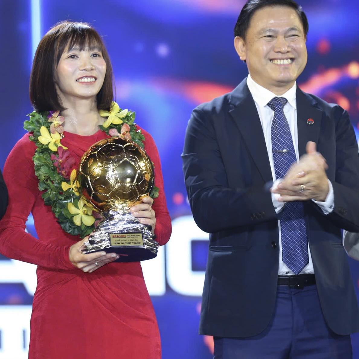 Thùy Trang được tôn vinh Quả bóng vàng nữ Việt Nam 2024.