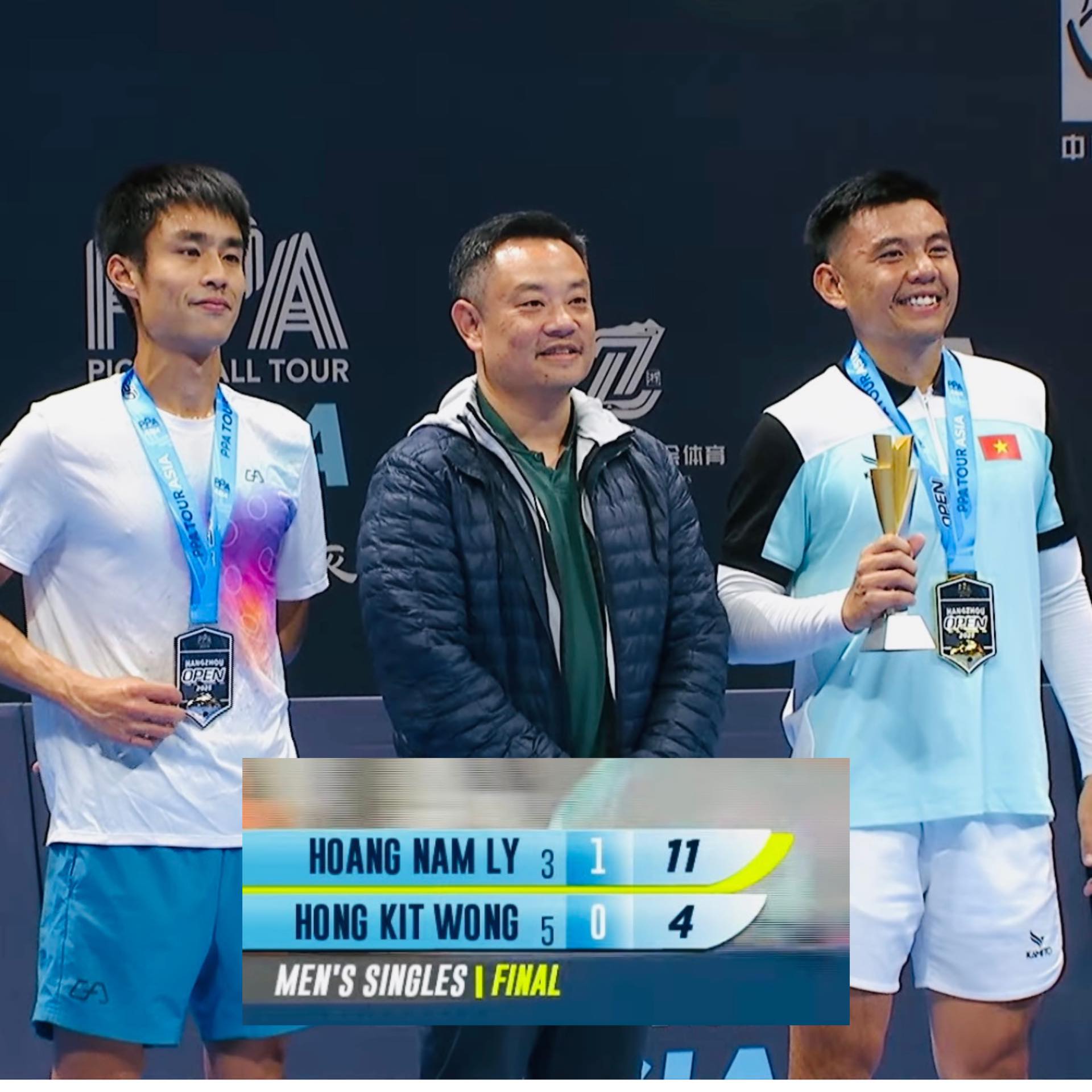Lý Hoàng Nam thi đấu tại PPA Hangzhou Lý Hoàng Nam thi đấu pickleball